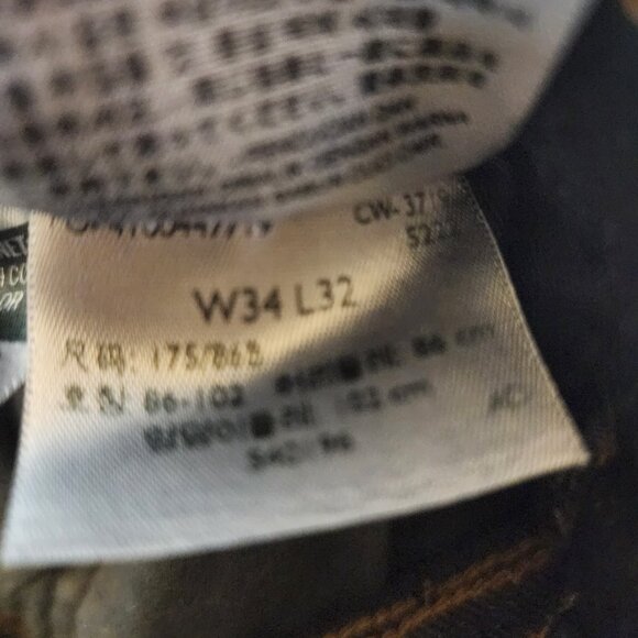 Levi’s 505 – Classic Straight Dark Denim Men's Jeans - Picture 13 of 14